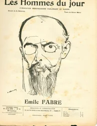 Cover of Les Hommes du jour, Satirical in B & W