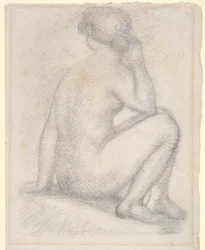 Female Nude, Seated