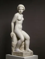 Naked Girl and Drape
