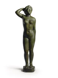 Standing Bather Without Drapery