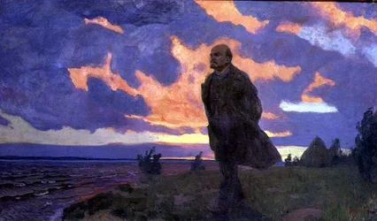 Vladimir Ilyich Lenin on the Shore