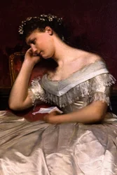 Too Late or the Letter, before 1885 (detail)