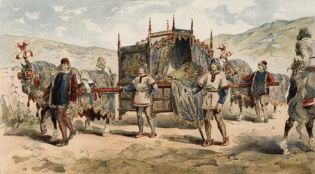Litter of a Chatelaine, Time of the Dukes of Burgundy