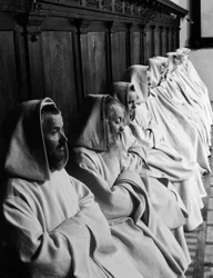 Monks Praying at the Hermitage of Camaldoli, Italy