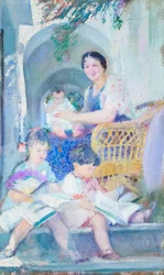 Family Under the Arches