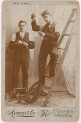 Portrait of Electric Light Installers, c. 1904