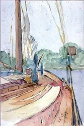 The Deck of a Dutch Yacht, 1913