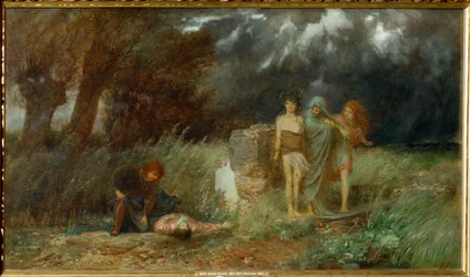 An assassin, pursued by furies