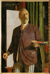 Self-portrait in His Studio