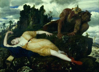 Sleeping Diana, Contemplated by Two Fauns