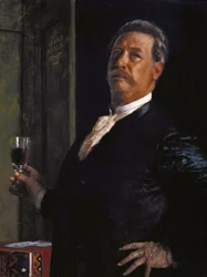 Self-Portrait with the Wineglass