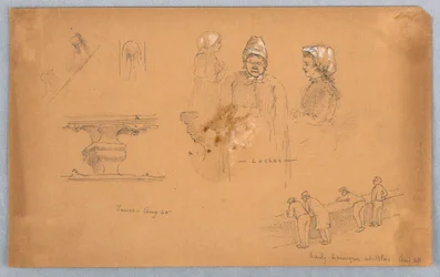 Architectural and Figure Sketches