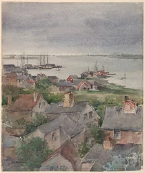 Houses by the Shore in Nantucket