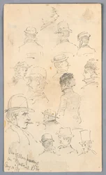 Sketches of People on Montreal Boat