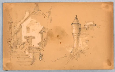 Two Sketches at Mont. St. Michel