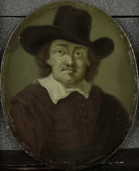 Portrait of Jeremias de Decker, Poet in Amsterdam