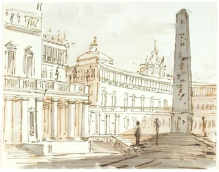 Castle Square with Obelisk