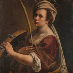 Self-Portrait as Saint Catherine of Alexandria
