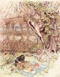 Illustration for The Wind in the Willows