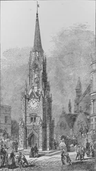 The Wellington Testimonial Clock Tower which stood at the South End of London Bridge