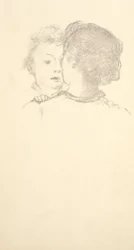 Rab (facing a woman)