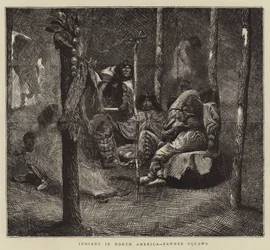 Indians in North America, Pawnee Squaws