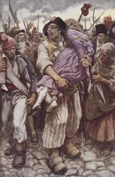The Scarlet Pimpernel to the Rescue, illustration for 