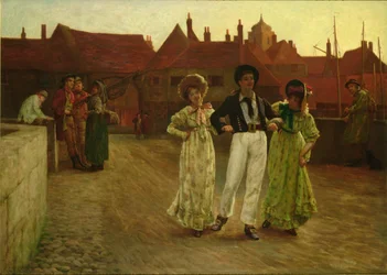 Jack Ashore, Scene in Sandwich, Kent