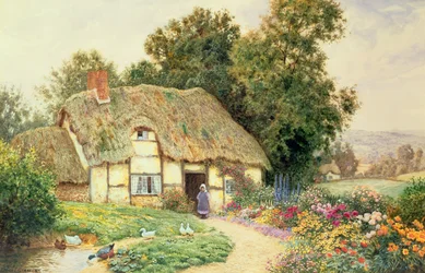 A Cottage by a Duck Pond