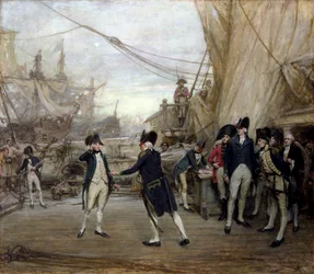 Nelson Received by Admiral Jervis after the Battle of St. Vincent