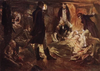 Nelson dying in the cock-pit of the Victory