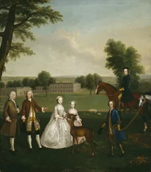 Thomas Lister and Family at Gisburne Park