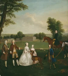 Thomas Lister and Family at Gisburne Park