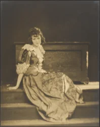 Woman in Peasant Dress