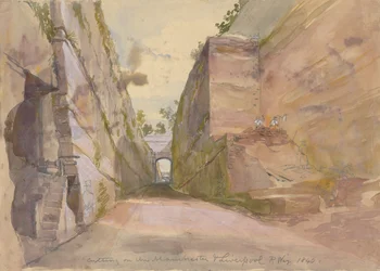 Cutting on the Manchester and Liverpool Railway