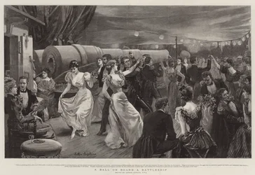A Ball on Board a Battleship