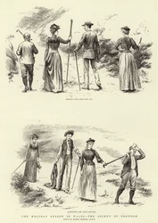 The Holiday Season in Wales, the Ascent of Snowdon