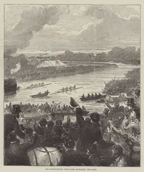 The International Four-Oared Boat-Race, the Start