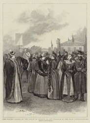 The Racing Season in the South of France, in the Paddock at the Nice Steeplechases