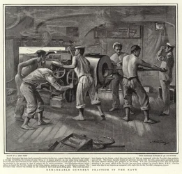 Remarkable Gunnery Practice in the Navy