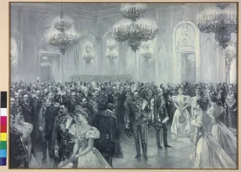 Reception at Court for Emperor Wilhelm II