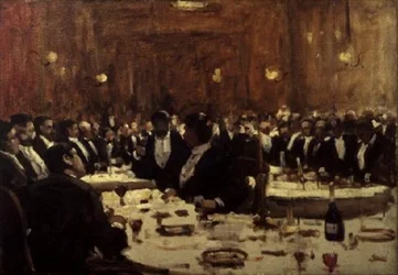 Company at Dinner