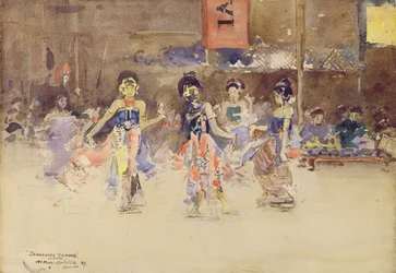 The Javanese Dancers, 1889