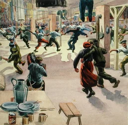 Christmas Eve in Giessen Camp, c.1916