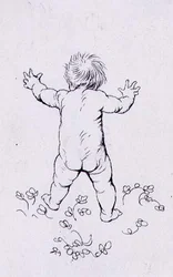 First Footsteps, an illustration from 