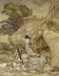 Girls by a Stream, 1906