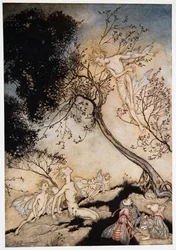 Go bring the rabble, O