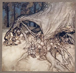 If the bad ones among the fairies happen to be out, from Peter Pan in Kensington Gardens by J.M. Barrie, pub. 1906