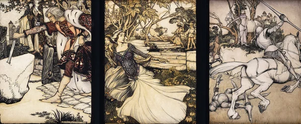 Illustrations to The Morte d