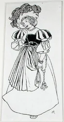 Miss Una Von-Something, illustration from 
